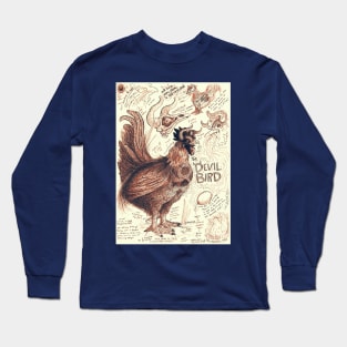 Devil Bird Cryptid Rooster Long Sleeve T-Shirt